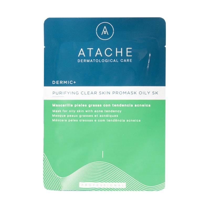 Уцінка! Очищувальна маска для обличчя Atache Purifying Clear Skin Promask Oily SK для шкіри схильної до акне, 1 шт